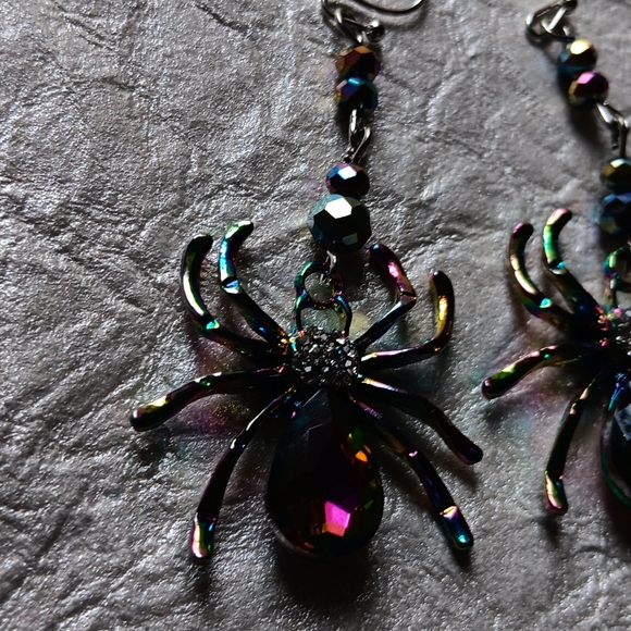 Spider halloween earrings - Picture 3 of 5